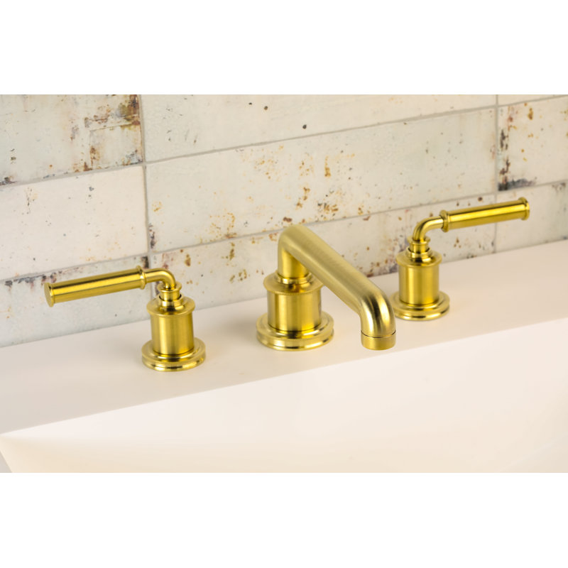 Taft Widespread Bathroom Faucet with Drain Assembly, Satin Brass (PVD)