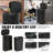 Steel Step On Kitchen Trash Can 13 Gallon Fingerprint Resistant Garbage Bin with Soft Close Lid for Kitchen Home and Office Use