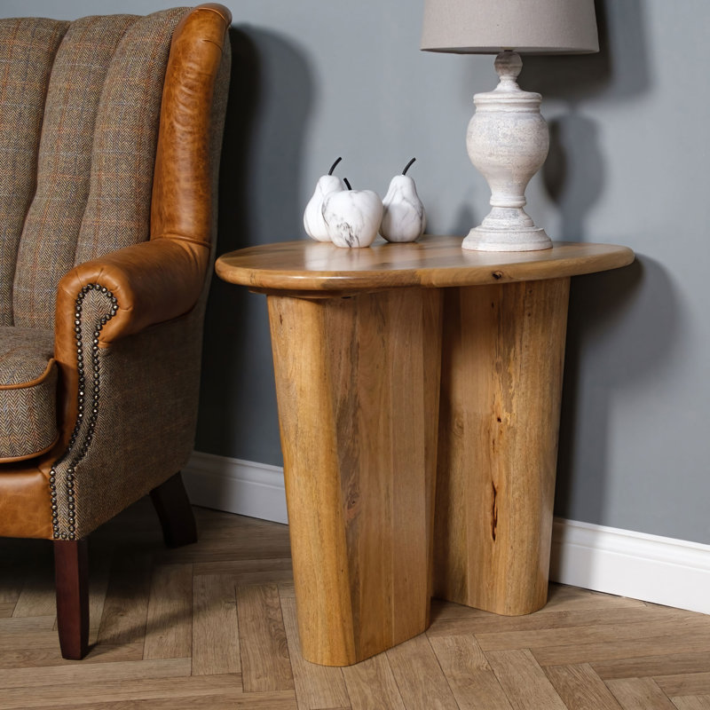 Climenhaga Solid Wood End Table
