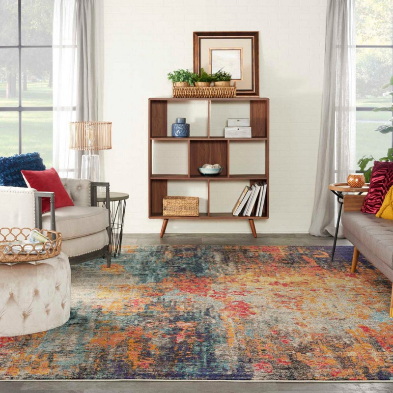 Ankica Abstract Area Rug, Rectangle 160 x 221 cm