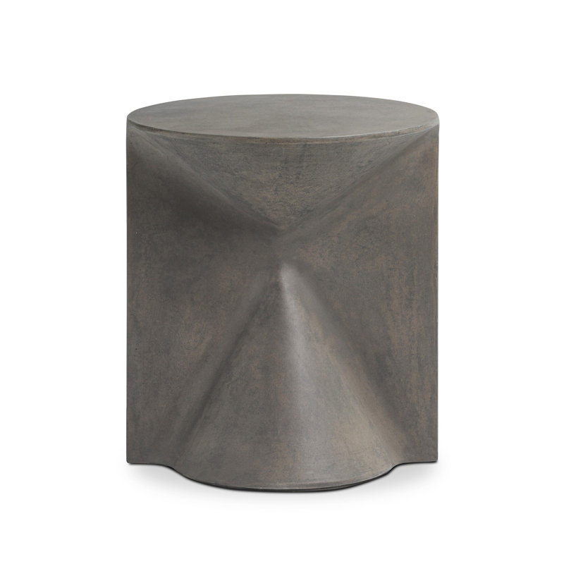 Concrete Top End Table