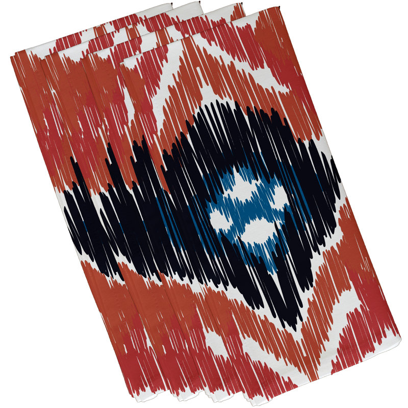 Serviette Original 22 ", Corail/bleu