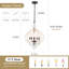 Luminaire suspendu géométrique 5 lumières Tinnin-89164482