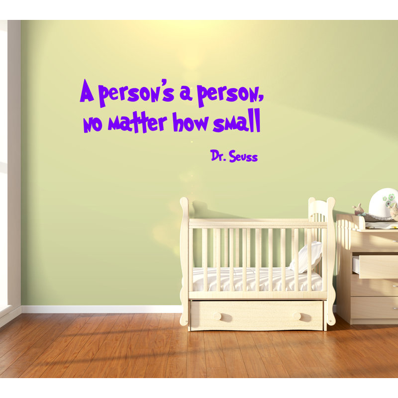 Décalcomanie murale «A petite personne», Mauve