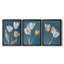 FLORAL Series CL - 3 pièces sur toile tendue avec châssis encadré-92145533-92145534