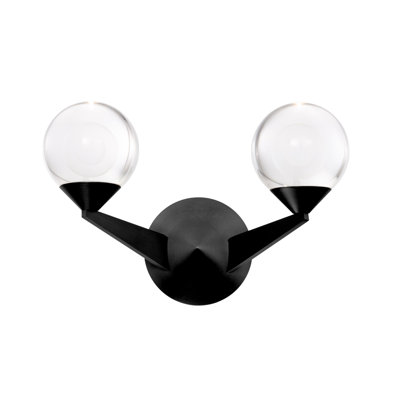 Double Bubble LED Armed Sconce
