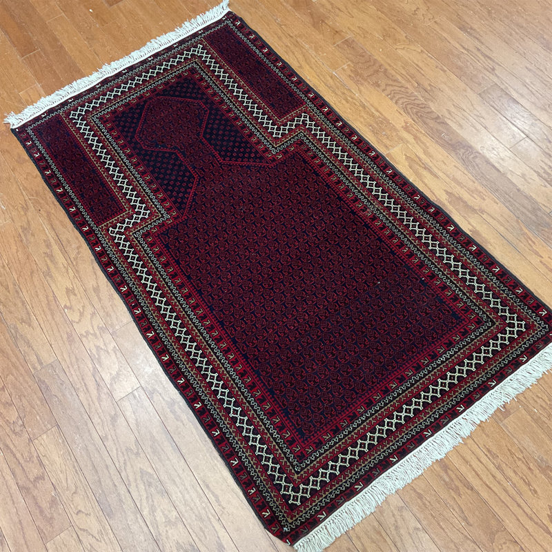 Tapis en laine Balouchi fait à la main