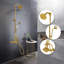 Système de douche thermostatique exposé avec inverseur-132493598