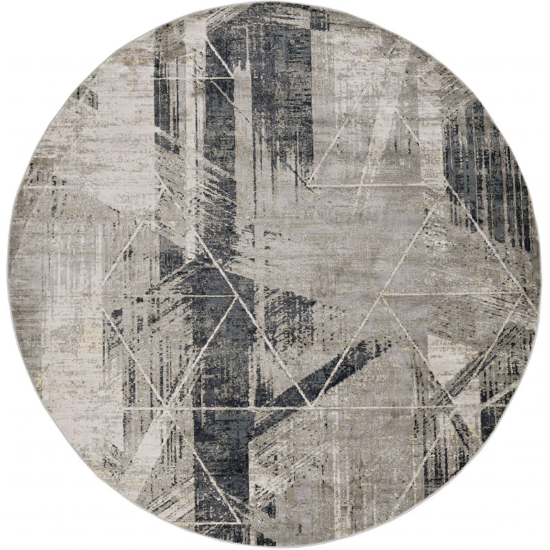 Tapis gris / noir Saliba