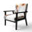 Geidel - Abstract Flowers - Upholstered Traditional Accent Arm Chair-477582831-495180382