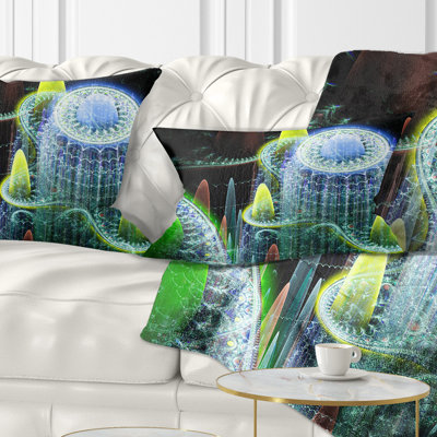 Abstract Abstract World of Infinite Fractal Universe Lumbar Pillow