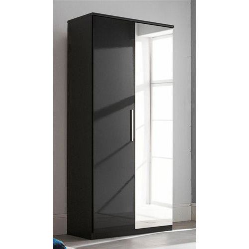Kirkwood 2 Door Manufactured Wood Wardrobe, White