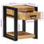 40cm W Iron Bedside Table