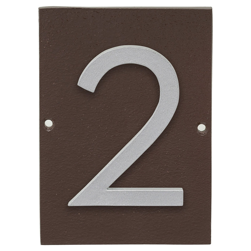 Plaque murale rectangulaire, Bronze romain / argent, Oui