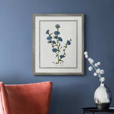 Toile encadrée de qualité supérieure Soft Botanical I - prête à être accrochée