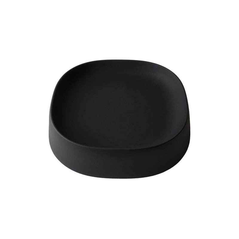 Bac à plantes Pebble, H 4 po x l 15 po x P 16 po, Caviar noir