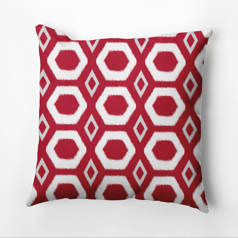 Outdoor Reversible Throw Pillow, Formula One, 18" H x 18" W