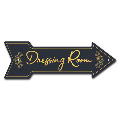 Removable-999889_Dressing Room Arrow Removable Decal Funny Home Décor 30" Wide