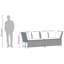  Canapé de patio avec coussins en rotin de polyester brun-1399546400-1399546401
