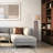 Stela 60'' Walnut Birch Traditional Floor Lamp