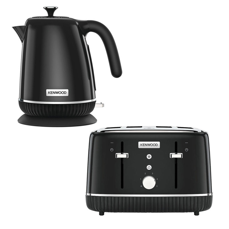 Kenwood Elegancy 1.7L Plastic Electric Tea Kettle, Black