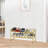 32'' Wide 2-Tier Metal Mesh Shoe Rack for Closet, Stackable and Adjustable, Good for High Heels-534937736