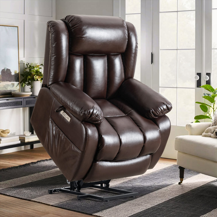 Kai Chen Breathable Leather Power Lift Recliner Chair for Elderly