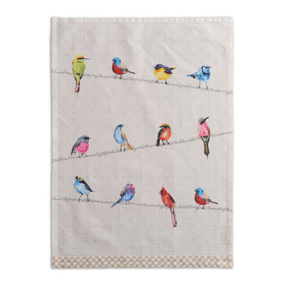 Chiffonss d’oiseaux sur fils
