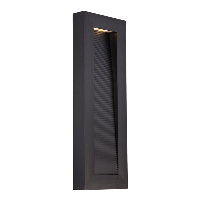 Urban LED Outdoor Flush Mount, Black