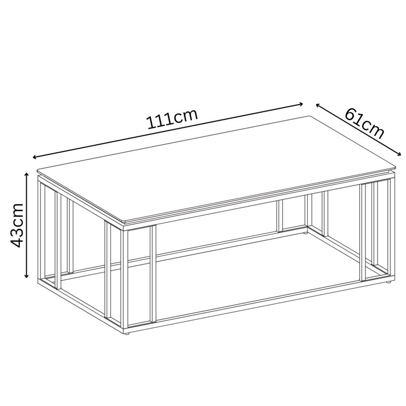 Carrold Frame Coffee Table