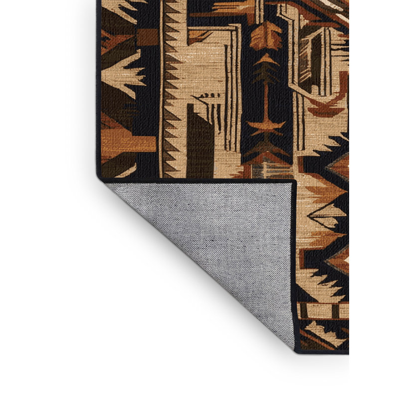  Tapis hawaïen lavable Tribal Designs, Tapis de couloir 2 pi x 5 pi