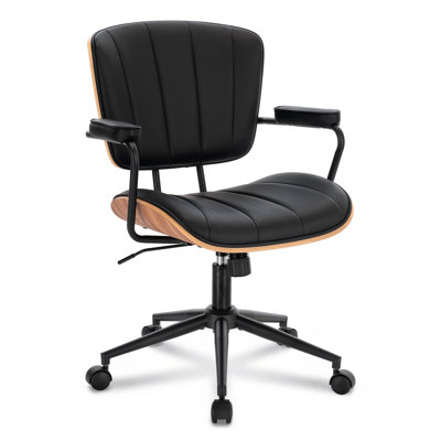 Upholstered Swivel  Office Chair