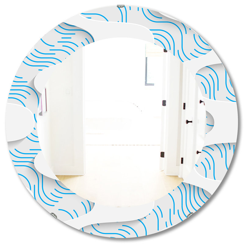 Miroir mural scandinave 25, H 31,5 po x l po