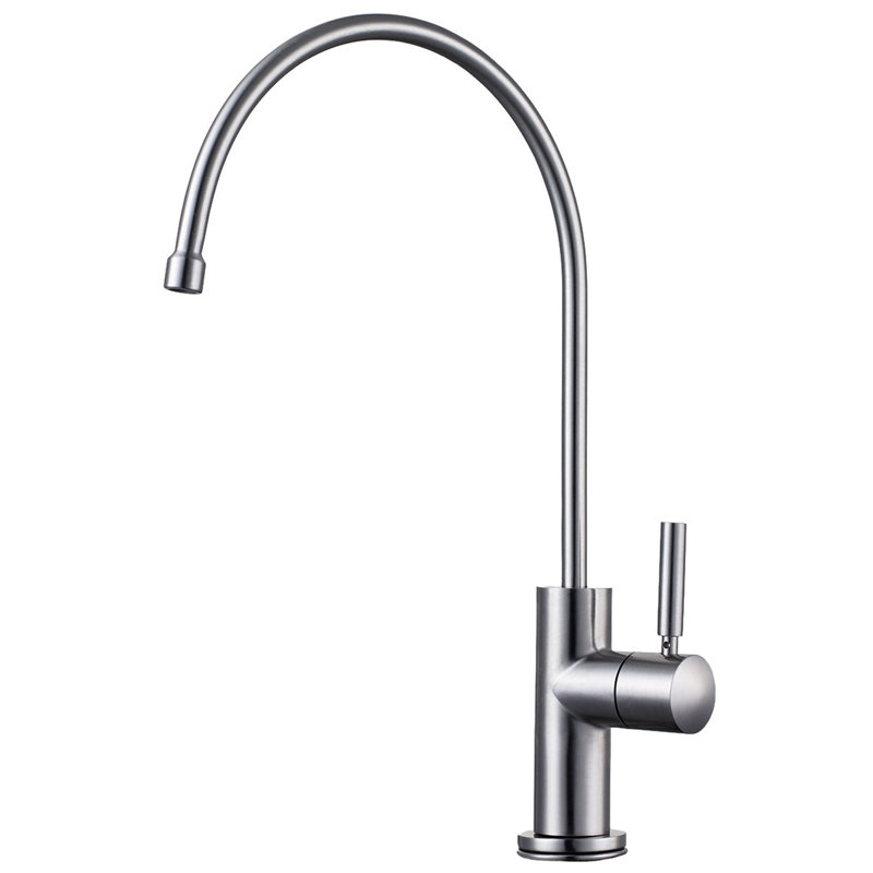 Alfi Brand Kitchen Faucet, Brushed Stainless Steel