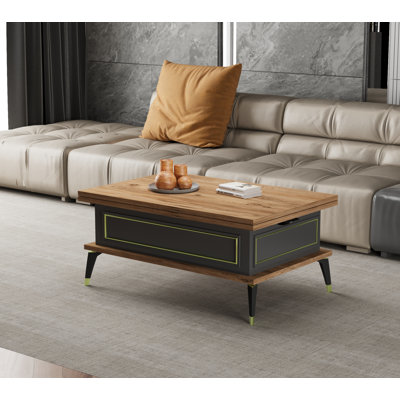 Ryann Extendable Lift Top Coffee Table 6 IN 1