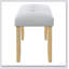 Banc capitonné rembourré, bancs de salle à manger modernes, bancs de salle à manger rembourrés en tissu pour une utilisation polyvalente
