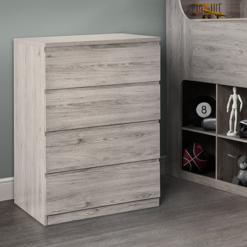 Binne 82cm W 4 - Drawer Chest of Drawers, Grey