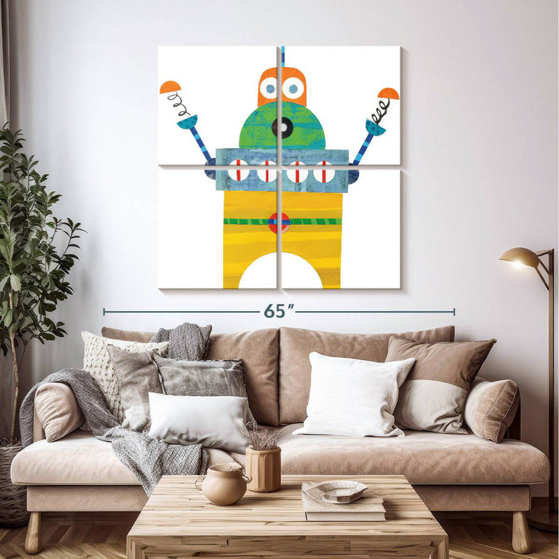 Ashelle Robot Party III, H 45 po x l 45 po