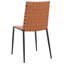 Chaise d'appoint rembourrée en cuir Brett-301507472-301507473