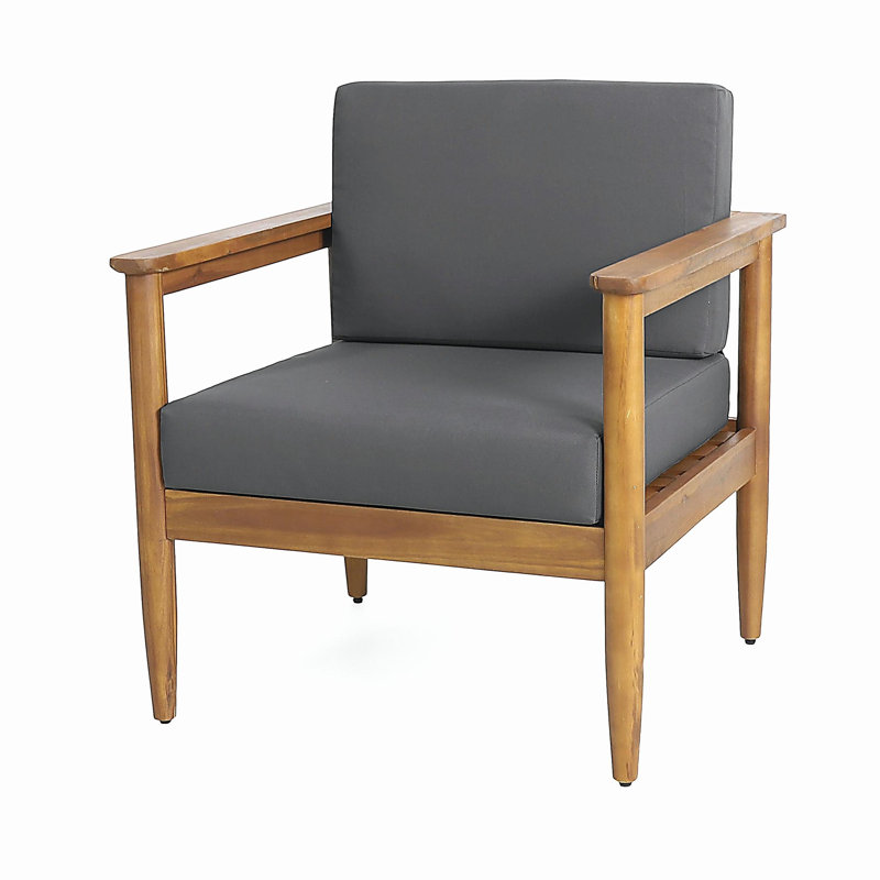 Fauteuil club en bois