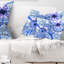 Coussin lombaire à motif floral fractal