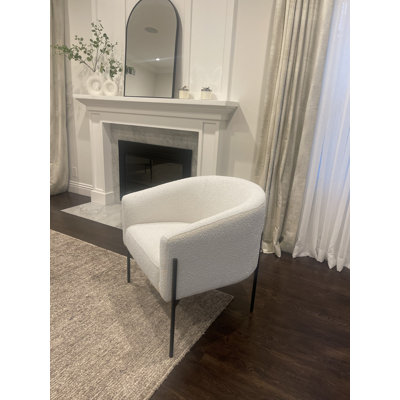 Caronda 29" W Polyester Barrel Chair