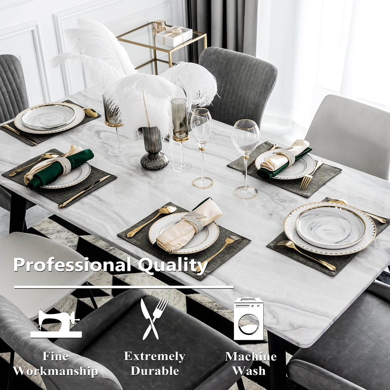 Polyester Placemat, Dark Grey