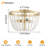 3-light Crystal Flush Mount