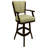 Callisnagh No Extra Tall Swivel Wood Stool - Red- Honey-342913634-342913630