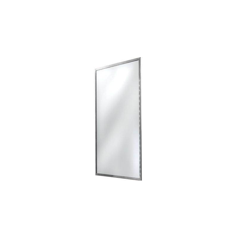 8B9FB034CB9446F19BE2A0FD10AFEB2B Miroir anti-vol avec cadre 18 po x 36 po - Acier inoxydable brossé