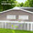 Garden Storage Shed Outdoor Storage Shed Metal Garden Tool Storage Shed With Sloped Roof-123951074