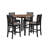 Gimlet 4-Person Counter Height Solid Wood Dining Set