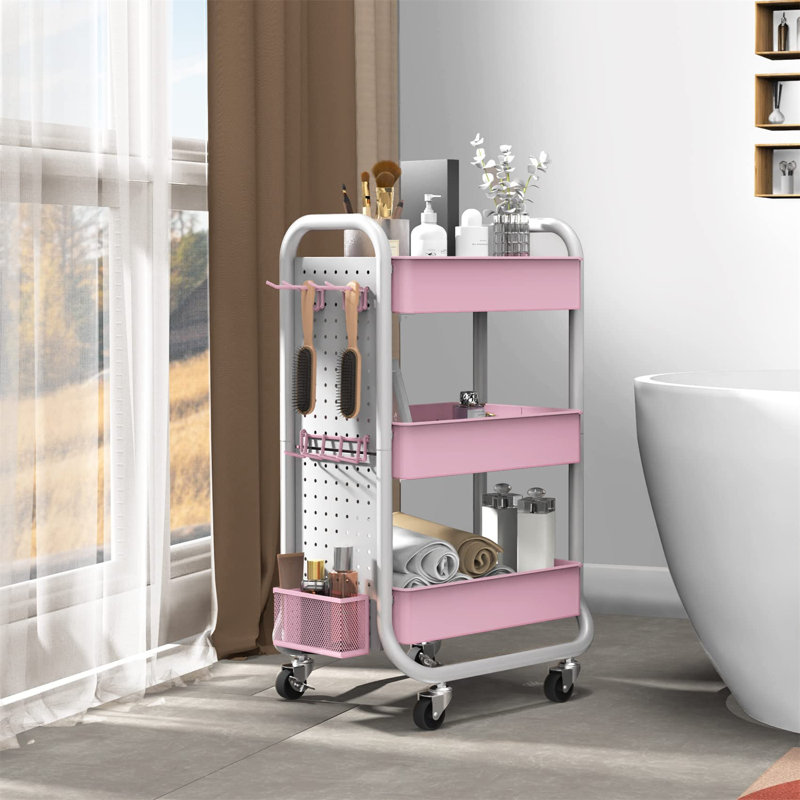 Chariot utilitaire, Rose / gris