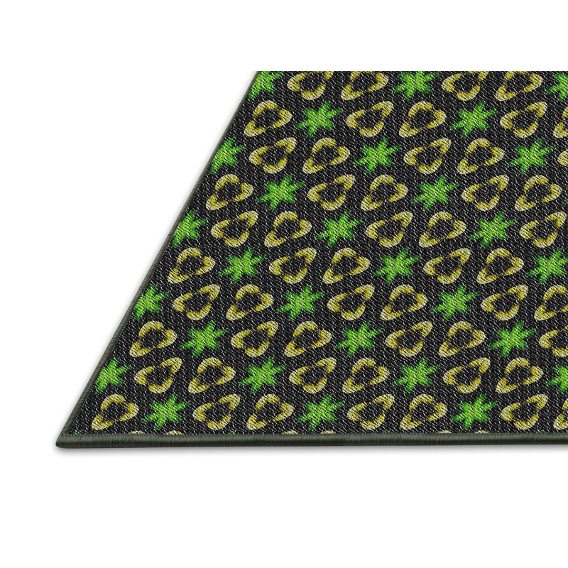 Geometric Indoor Rug, Rectangle 5' x 7'